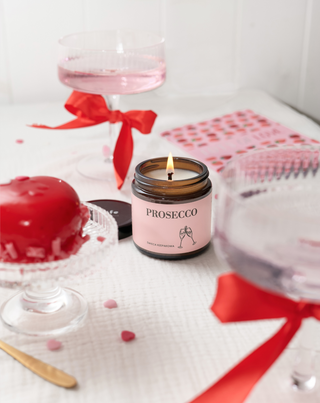 Natural rapeseed candle with refreshing slightly sweet Prosecco Mglife fragrance - 2