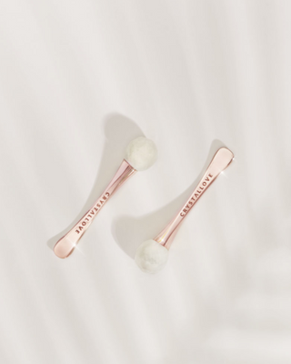 3D Eye Massager with Mountain Crystal and Cream Applicator Crystallove - 3