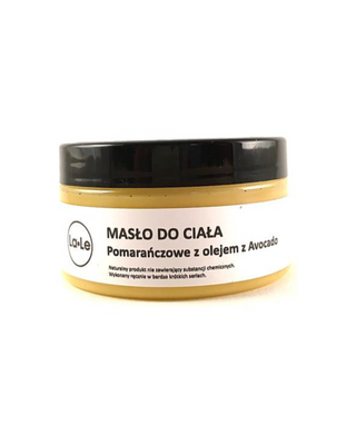 Orange body butter with avocado oil for stretch marks and cellulite La-Le - 1