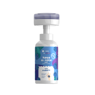 Blueberry-Scented Foam for Children Hand and Body Wash HiSkin - 1