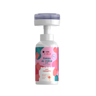 Raspberry-Scented Foam for Children's Hand and Body Wash HiSkin - 1