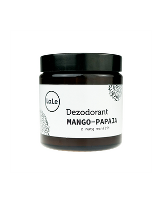 Organic deodorant in cream - Mango-papaya with a hint of vanilla for a long-lasting feeling of freshness La-Le - 1