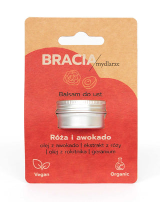 Regenerating Lip Lotion with Rose and Avocado with Vitamin E Bracia Mydlarze - 3