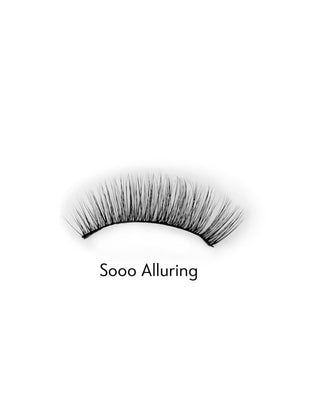 Bamm!Lashes Sooo Alluring 2D false strip eyelashes for repeated use - 2