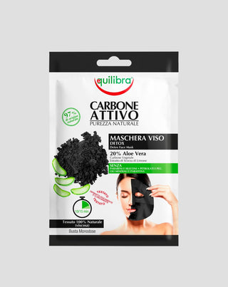 Purifying sheet mask with activated carbon Equilibra - 1