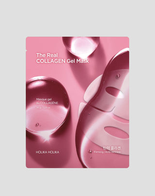 Hydrogel overnight mask to improve elasticity The Real Gel Mask Collagen by Holika Holika Holika - 1