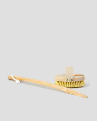 Body Massage Brush with Beech Wood and Detachable Handle no. 2 Hhuumm - 1