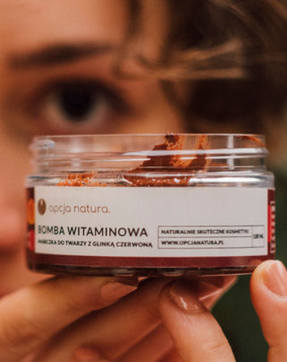 Vitamin Bomb Face and Body Mask with 100% Natural Red Clay Opcja Natura - 2