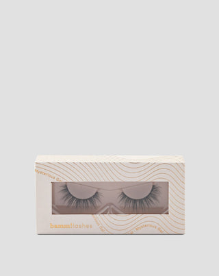Bamm!Lashes Mysterious Gal 2D false strip eyelashes for repeated use - 1