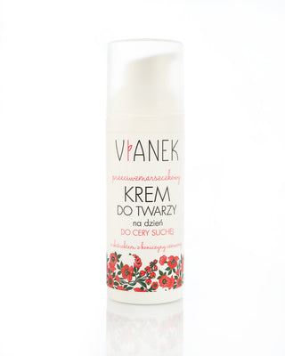 Anti-Wrinkle Day Facial Cream for Dry Skin with Red Clover Vianek - 1