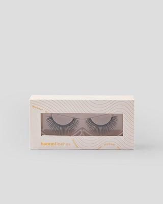 Wowee! 2D false strip eyelashes for repeated use easy to apply Bamm!Lashes - 1