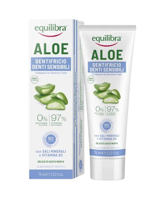 Equilibra Aloe Gel Sensitive toothpaste for sensitive teeth and gums - 1