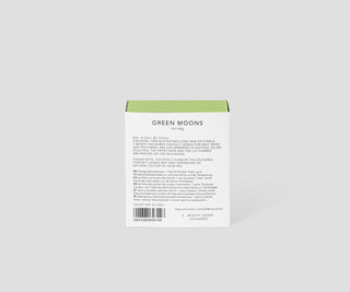 Green zero power monthly coloured contact lenses with silver stripes Green Moons No. 3 Ovio - 3