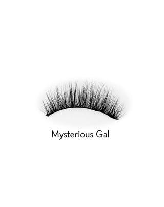 Bamm!Lashes Mysterious Gal 2D false strip eyelashes for repeated use - 2