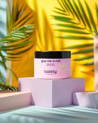 Twisty mask for curly, high porosity hair with shea butter and hemp oil - 4