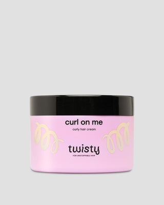 Twisty curl cream for curly hair styling with flax and oat extracts - 1