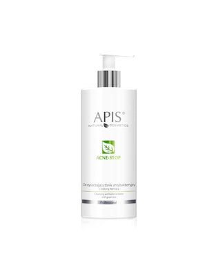 Antibacterial Cleansing Toner with Green Tea Acne-Stop Home Therapy Apis - 1