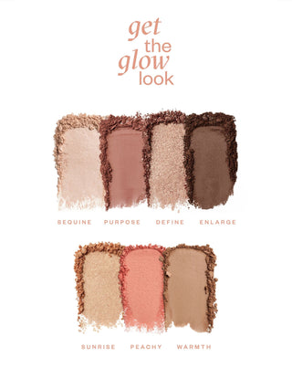 Multi-tasking face and eye makeup palette get the glow look Paese - 2