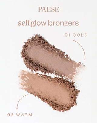 Selfglow pressed bronzer 02 Warm with active ingredients for face contouring Paese - 5