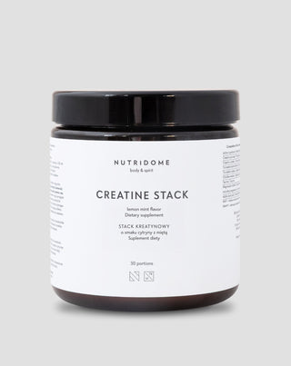 Creatine stack with magnesium, ALA acid and taurine for greater strength and performance Nutridome 300g - 3