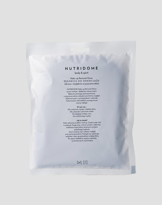 Nutridome makeup removal glove with delicate microfibres for all skin types - 2