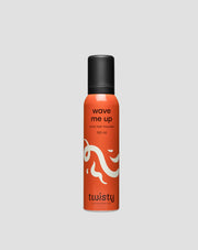 Wave me up Twisty curly hair mousse fixes the curl without weighing it down