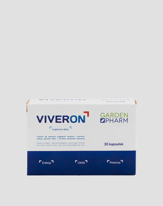 GardenPharm Viveron libido and potency tablets with ginseng and tribulus terrestris 30 capsules - 1