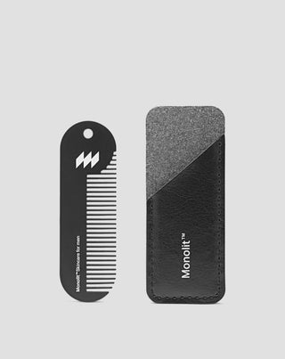 Metal comb for beard of any type and length Monolith - 3