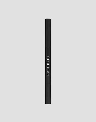 Nutridome graphite eyebrow pencil with a brush and a precision tip with castor oil - 1