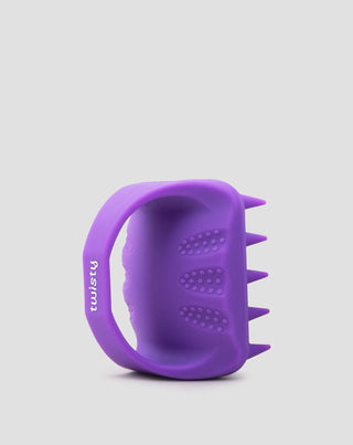 Twisty soft silicone scalp massager to stimulate microcirculation - 1