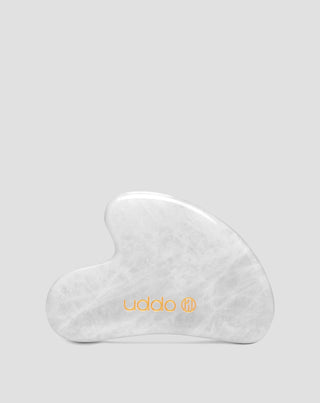 White Jade Gua Sha Stone for face Massage, Reducing Swelling, and Firming Uddo - 1