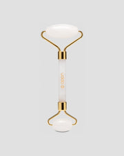 White Jadeite Face Massage Roller Reducing Dark Circles and Puffiness Uddo