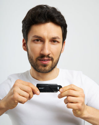 Metal comb for beard of any type and length Monolith - 2