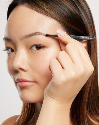 Nutridome precision oblique surgical steel cosmetic tweezers - 2