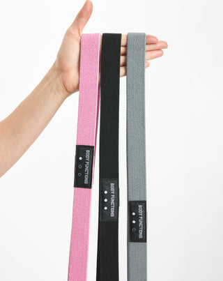 Body Functions 208 cm long resistance bands for fitness exercises set of 3 pcs _2 - 2